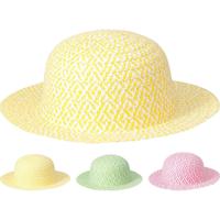 Zomerhoed kinderen geel/groen of roze - thumbnail