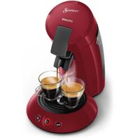 Philips HD6553/81 SENSEO ORIGINAL macchina per caffè a cialde, Aroma Booster, Crema Pus, 1 o 2 tazze, Rosso - thumbnail