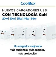 Oplader CoolBox COO-CUP-35CC Wit 35 W - thumbnail