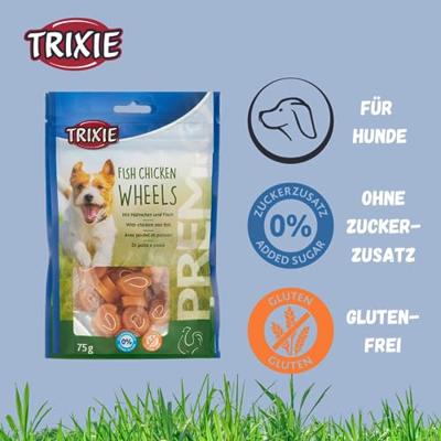 TRIXIE PREMIO FISH CHICKEN WHEELS 75 GR 6 ST - thumbnail