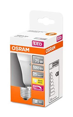 OSRAM HOMELIGHTING 4058075433809 LED-lamp Energielabel F (A - G) E27 Peer 10.5 W = 75 W Warmwit (Ø x l) 60 mm x 110 mm 1 stuk(s) OSRAM HOMELIGHTING 4058075433809 LED-lamp Energielabel F (A - G) E27 Peer 10.5 W = 75 W Warmwit (Ø x l) 60 mm x 110 mm 1 stuk(s)