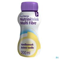 NutriniDrink Multi Fibre Vanillesmaak Flesje 200ml - thumbnail
