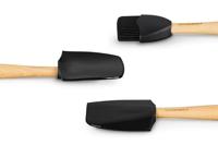 Le Creuset Spatelset - 3 stuks - Premium - Zwart - thumbnail