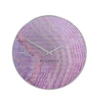 Riverdale Wandklok Brixton pink oil 30cm - thumbnail