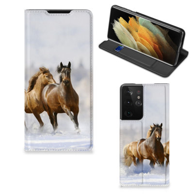 Samsung Galaxy S21 Ultra | Hoesje maken | Paarden