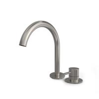 Hotbath BUDDY Wastafelmengkraan - 2 gats - Geborsteld nikkel B123GN - thumbnail