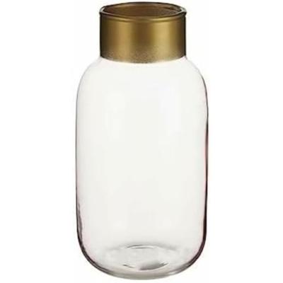 Vaas Roze Gouden Glas 11,5 x 24 x 11,5 cm (6 Stuks)