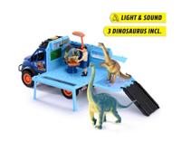 Dickie dino world lab vrachtwagen speelset - thumbnail