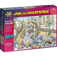 Jan Van Haasteren legpuzzel - de zeepkistenrace, 1000st. - thumbnail