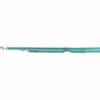Trixie hondenriem premium verstelbaar aqua blauw - thumbnail
