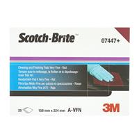 3M Scotch-Brite™ Handpad 7447 707447 Handschuurpad (l x b) 224 mm x 158 mm 20 stuk(s) - thumbnail