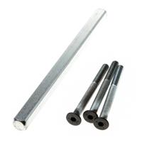 Monatgeset greep-greep zwart dd 56mm - thumbnail