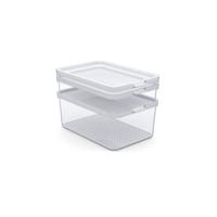 Rotho Cauma Set Koelkastorganizer 1.3L + 2.6L + 4.65L Transparant - thumbnail