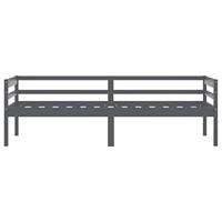 Bedframe massief grenenhout donkergrijs 90x200 cm - thumbnail