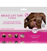 Bye Bra Plak-beha Tape Cup F-h + Siliconen Tepelbedekkers (Dh) (3 Paar) - thumbnail