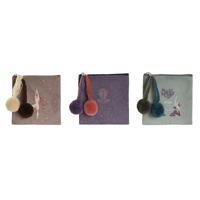 Portemonnee DKD Home Decor Bruin Groen Bordeaux Yoga (3 Stuks) - thumbnail