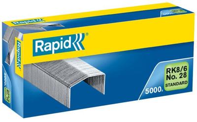 Nieten Rapid RK8 (B8) gegalvaniseerd standaard 5000 stuks Nieten Rapid RK8 (B8) gegalvaniseerd standaard 5000 stuks
