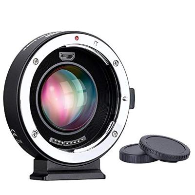 Commlite CM-AEF-MFT BOOSTER Electronic Aperture Control AF Lens Mount Adapter EF Lens - M4/3 Camera met Aputure Booster - thumbnail