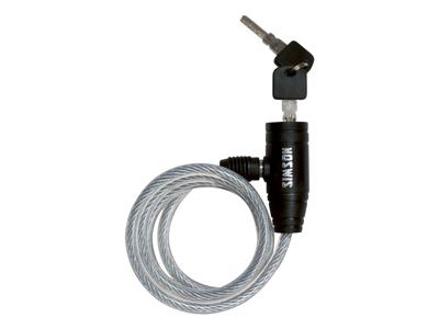 Simson kinder kabelslot 8x90cm rood