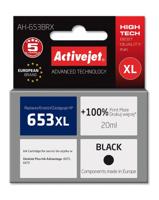 Activejet AH-653BRX inkt voor HP printers; Vervanging HP 653XL 3YM75AE; Premium; 720 pagina's; zwart - thumbnail
