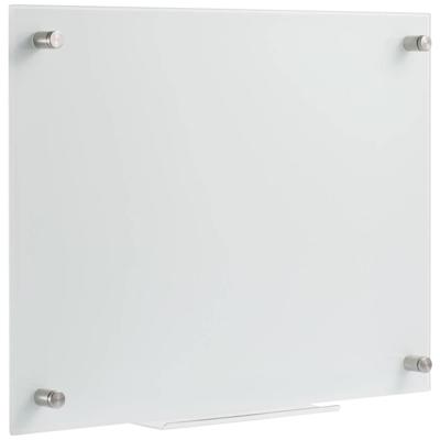 SpeaKa Professional Glazen magneetbord SP-BWM-200 (b x h) 600 mm x 450 mm Wit Glad Incl. opbergbakje