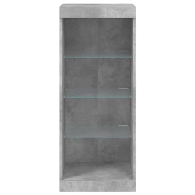 Dressoir met LED-verlichting 41x37x100 cm betongrijs Dressoir met LED-verlichting 41x37x100 cm betongrijs