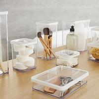 Rotho LOFT Bewaardoos 10x10x14.2 cm 1L Wit/Transparant - thumbnail