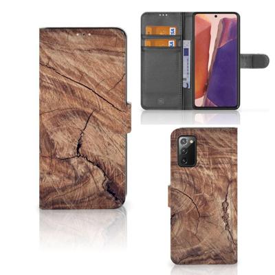 Samsung Galaxy Note 20 | Book Style Case | Tree Trunk | Portemonnee hoesje