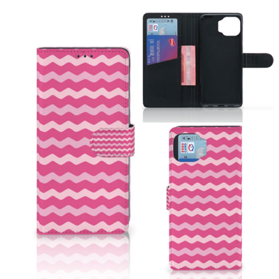 Motorola Moto G 5G Plus Telefoon Hoesje Waves Pink Motorola Moto G 5G Plus Telefoon Hoesje Waves Pink