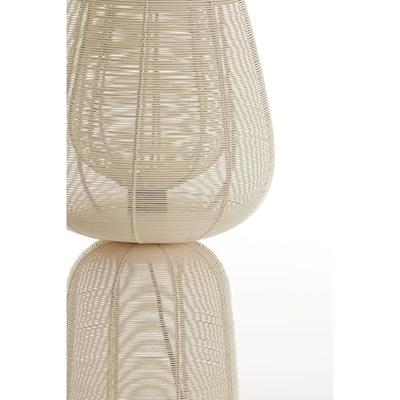 Light & Living Tafellamp 'Aboso' 54cm, kleur Crème