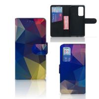 Huawei P40 | Book Case | Polygon Dark - thumbnail