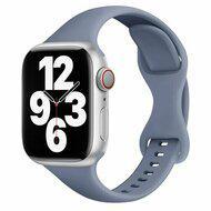 Sportbandje Slim Fit - Grijsblauw - Geschikt voor Apple Watch 44mm / 45mm / 46mm / 49mm