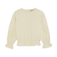 Daily7 winter t-shirt meisjes - wit - longsleeve/Smock - thumbnail