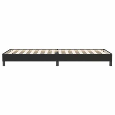 Boxspring zonder matras fluweel zwart 100x220 cm
