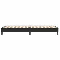 Boxspring zonder matras fluweel zwart 100x220 cm - thumbnail