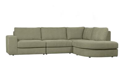 vtwonen Hoekbank 'Family' Rechts, Woven, kleur Groen