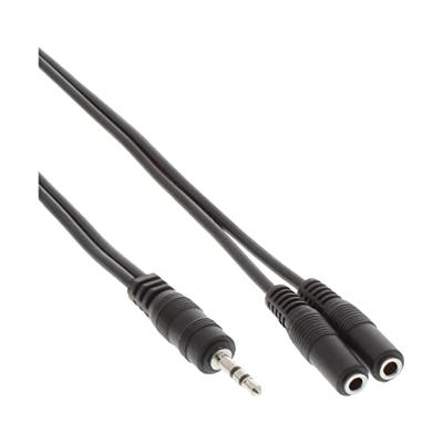 InLine 99300B audio kabel 2 m 3.5mm 2 x 3.5mm Zwart InLine 99300B audio kabel 2 m 3.5mm 2 x 3.5mm Zwart