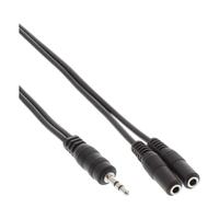 InLine 99300B audio kabel 2 m 3.5mm 2 x 3.5mm Zwart - thumbnail