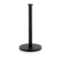 Houder voor keukenpapier Andrea House CC70004 Metaal Mat zwart Ø 16 x 32 cm - thumbnail