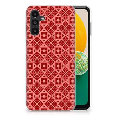 Samsung Galaxy A13 | A04s | TPU bumper | Batik Rood Samsung Galaxy A13 | A04s | TPU bumper | Batik Rood