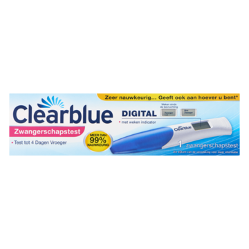 ClearBlue Zwangerschapstest Met Weken-indicator 1 digitale test