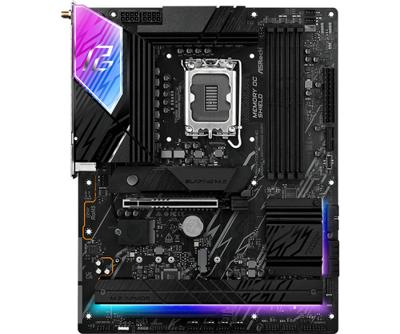 ASRock B860 Lightning WiFi Moederbord Socket Intel LGA 1851 Vormfactor ATX