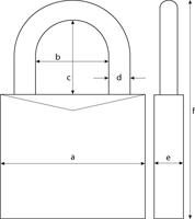 ABUS Hangslot 64Ti/30Hb60 C - 64TI/30HB60 C - 64TI/30HB60 C - thumbnail