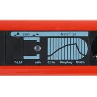 REV 0014462613 Stekkerdoos met schakelaar 4-voudig Zwart, Rood Randaarde stekker 1 stuk(s) - thumbnail