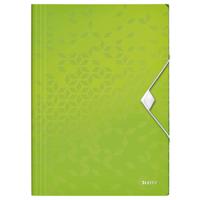 Elastomap leitz wow a4 3 klep pp groen | 10 stuks - thumbnail