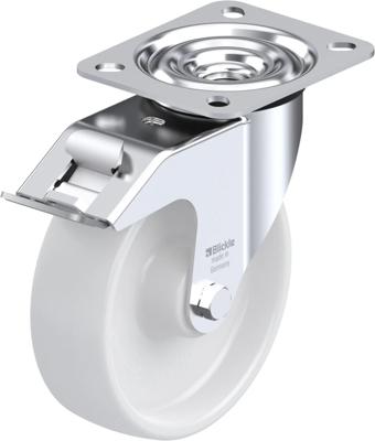 Blickle LE-PO 125R-FI Zwenkwiel met rem Wieldiameter: 125 mm Draagvermogen (max.): 150 kg 1 stuk(s) Blickle LE-PO 125R-FI Zwenkwiel met rem Wieldiameter: 125 mm Draagvermogen (max.): 150 kg 1 stuk(s)