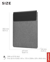Lenovo Laptophoes Yoga Geschikt voor max. (laptop): 35,6 cm (14) Grijs - thumbnail