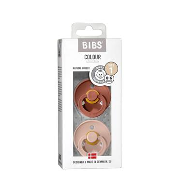 BIBS Fopspeen 6-18 Maanden Blush/Woodchuck BIBS Fopspeen 6-18 Maanden Blush/Woodchuck