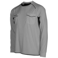 Stanno 429001 Bergamo Referee Shirt k.m. - Grey-Black - XXXL - thumbnail