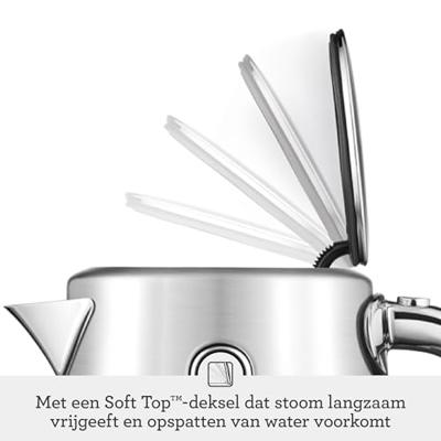 Sage The soft top luxe black sea salt Waterkoker Grijs - thumbnail